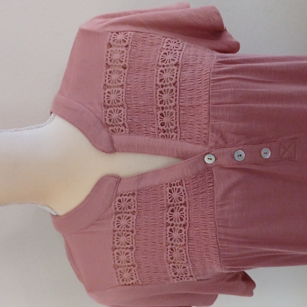 Mason & Belle, mauve blouse, medium